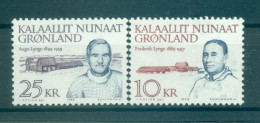 Groenland   1990 - Y & T N. 197/98 - Personnalités Groenlandaises  (Michel N. 209/10) - Unused Stamps