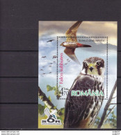 Romania 2007 Rumänien Mi Block 395(396) Birds Of Prey MNH ** - Águilas & Aves De Presa