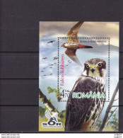 Romania 2007 Rumänien Mi Block 395(396) Birds Of Prey MNH ** - Eagles & Birds Of Prey