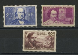 FRANCE -  POUR LES CHOMEURS - N° Yvert 462/464 ** - Nuovi