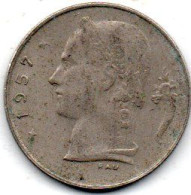 Belgique 1 Franc (cérès)  1957 - 1 Franc