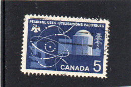 1966 Canada - Uso Pacifico Dell'energia Atomica - Atomo