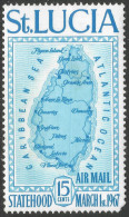 St Lucia. 1967 Statehood. 15c MH. SG 240. M3156 - Ste Lucie (...-1978)