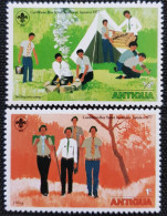 Antigua 1977 World Scout Jamboree - Jamaica   Stampworld N° 464 Et 465 - Antigua Y Barbuda (1981-...)