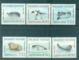 Groenland   1991 - Y & T N. 199/204 - Faune Marine  (Michel N. 211/16) - Neufs