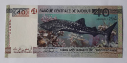 DJIBOUTI - 40 FRANCS - P 46 (2017) - UNC - BANKNOTES - PAPER MONEY - CARTAMONETA - - Djibouti