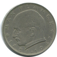 2 DM 1958 F M.PLANCK BRD ALEMANIA Moneda GERMANY #AD761.9.E.A - 2 Mark