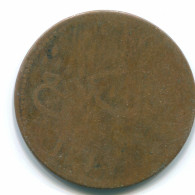 1 KEPING 1804 SUMATRA BRITISH EAST INDIES Copper Colonial Coin #S11775.U.A - India