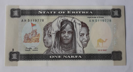 ERITREA - 1 NAFKA  - 1997 - UNC - P 1 - BANKNOTES - PAPER MONEY - CARTAMONETA - - Eritrea