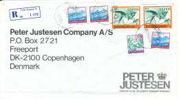 Yugoslavia Registered Cover Sent To Denmark 21-8-1990 Topic Stamps (from The Embassy Of Guinea Belgrade) - Cartas & Documentos