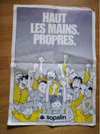 Affiche  SOPALIN  HAUT LES MAINS PROPRES   (M6444) - Affiches