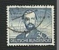 UN TIMBRE POSTE D ALLEMAGNE REPUBLIQUE FEDERALE   N° 35  Oblitérés - Gebraucht