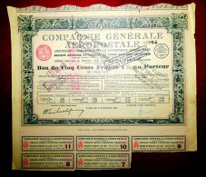 “Compagnie Générale Aéropostale ” Paris 1928 , Bond - Luchtvaart