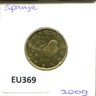 20 EURO CENTS 2009 SPAIN Coin #EU369.U.A - España