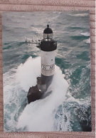 Phare D'Ar Men Photo Guichard 2007 Grand Format IKEA Pliure Au Milieu - Lighthouses