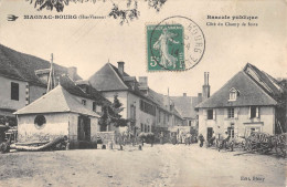 CPA 87 MAGNAC BOURG / BASCULE PUBLIQUE / COTE DU CHAMP DE FOIRE - Other & Unclassified