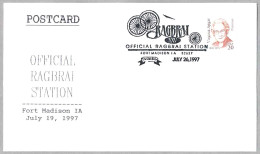 XXV OFFICIAL RAGBRAI STATION - Cicismo - Cycling. Fort Madison IA 1997 - Radsport