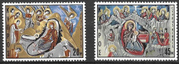 CIPRO - 1969 - NATALE - SERIE DUE VALORI - NUOVA MNH** (YVERT 320\21 - MICHEL 328\9) - Unused Stamps