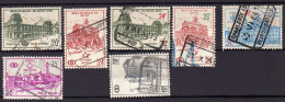 Belgique Chemin De Fer 1959-1968 COB CF366, 367, 373, 374, 375, 377, 399,  7 Timbres Oblitérés, - Used