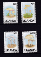 OUGANDA 1991 TIMBRE N°765A/65D NEUF** CHAMPIGNONS - Uganda (1962-...)