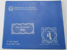 Repubblica Italiana - Serie Divisionale 1981 - FDC 11 Valori - Sets Sin Usar &  Sets De Prueba