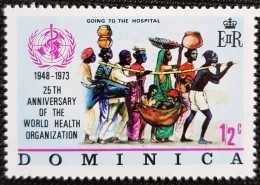 Dominique 1973 The 25th Anniversary Of W.H.O.   Stampworld N° 364 - Dominica (1978-...)