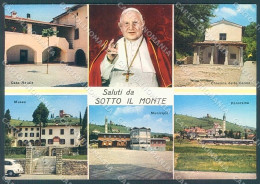 Bergamo Sotto Il Monte Papa Giovanni XXIII Saluti Da Foto FG Cartolina JK2998 - Bergamo