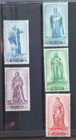 Belgique 1947 N°751/55  ** TB Cote 63€50 - Unused Stamps