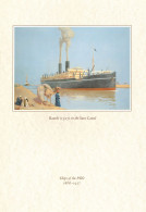 SS Arcadia Ranchi P&O Ship In Suez Canal 1999 October Painting Menu - Menus