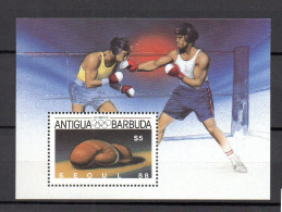 Antigua & Barbuda 1987 Sheet Olympics/Boxing Stamps (Michel Bl. 125) MNH - Antigua E Barbuda (1981-...)