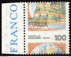 Castelli Lire 100 Varietà Dentellatura E Colori Spostati - Varietà E Curiosità