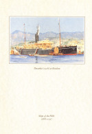 Devanha Ship At Kowloon In 1906 P&O SS Arcadia March 2000 Menu - Menus