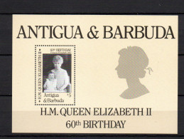 Antigua & Barbuda 1986 Sheet Queen Elizabeth Stamps (Michel Bl. 108) MNH - Antigua And Barbuda (1981-...)