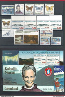 1997 Groenlandia ,16 Valori + 2 Foglietti + 2 Libretti - MNH** - Autres & Non Classés