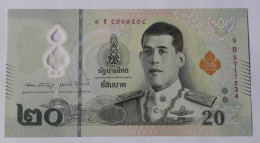 THAILAND - 20 BATHS - TBB 200A - 2022 - POLYMER - UNC - BANKNOTES - PAPER MONEY - CARTAMONETA - - Thaïlande