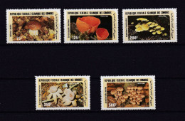 COMORES 1985 TIMBRE N°435/39 NEUF** CHAMPIGNONS - Isole Comore (1975-...)