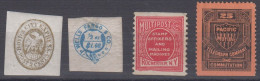 ETATS UNIS -  4 Timbres ( Les 2 Premiers * * , Les 2 Autres Sans Gomme - Lokalausgaben