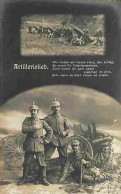 Militaria - Artillerie Allemande - Soldats Allemdands - Guerre 1914-1918 - Animée - CPA - Voir Scans Recto-Verso - Equipment