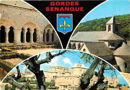 84 - Gordes - Multivues - Blasons - Abbaye De Sénanque - CPM - Voir Scans Recto-Verso - Gordes
