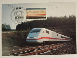 Germany - 1991 - Maximum Card - ICE - Trenes