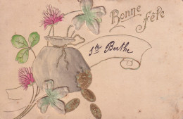 FANTAISIE(FLEUR) CARTE GAUFREE(SAINTE BERTHE) MONNAIE - A Systèmes