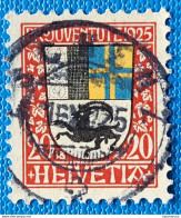 1925 Zu J 35 PRO JUVENTUTE Obl. ESCHENZ LUXE Voir Description - Used Stamps