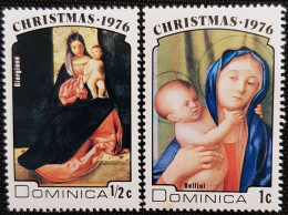 Dominique 1976 Christmas  Stampworld N° 510 Et 511 - Dominica (1978-...)