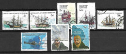 Territoire Antarctique Australien   -    LOT   -  1979 / 1982.  Oblitérés.  Bateaux - Usados