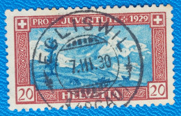 1929 Zu J 51 PRO JUVENTUTE Obl. EGLISWIL 7.3.30 LUXE Voir Description - Used Stamps