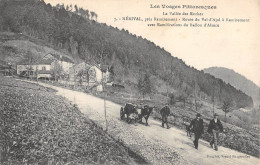 CPA 88 HERIVAL / ROUTE DU VAL D'AJOL A REMIREMONT AVEC RAMIFICATIONS DU BALLON D'ALSACE - Andere & Zonder Classificatie