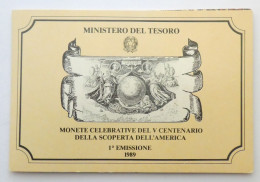 Repubblica Italiana - 500+200 Lire 1989 Scoperta Dell'America - 1° Emissione FDC - Nieuwe Sets & Proefsets