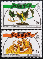 Dominique 1978 "History Of Carnival"   Stampworld N° 566 Et 567 - Dominica (1978-...)