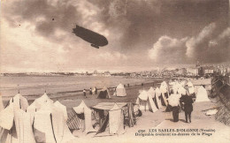 Les Sables D'olonne * Ballon Dirigeable Zeppelin évoluant Au Dessus De La Plage - Sables D'Olonne