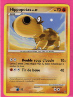 Carte Pokemon Francaise 2010 Platine Vainqueur Suppreme 61/147 Hippopotas 70pv Bon Etat - Platine